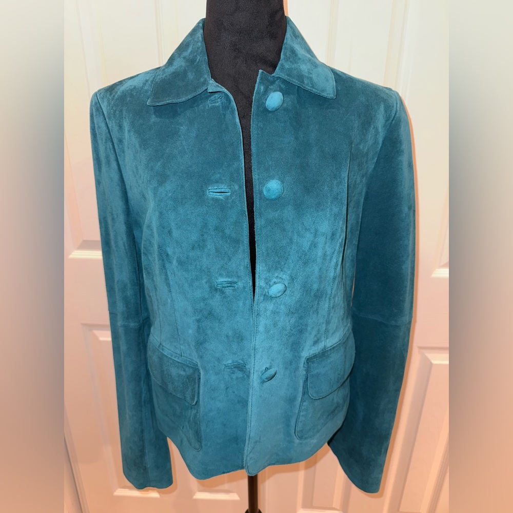 Ann Taylor Teal 100% Leather